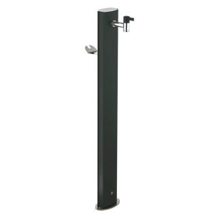 Zahradní sloupek GROUND TOTEM - černý